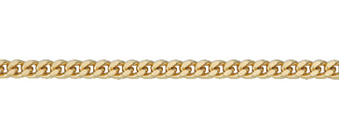 Collier chain gold 333/GG, curb chain 36cm