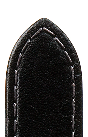 Leather band Taiga, 18mm, black