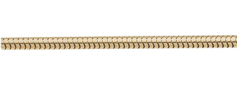 Collier chain gold 333/GG, snake 45cm