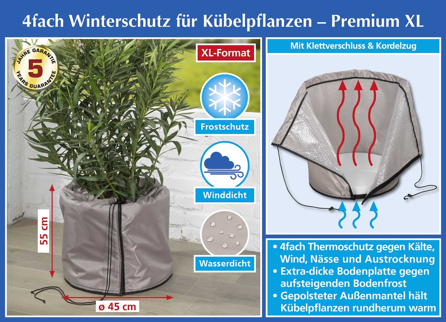 Thermo plant pot bag 45x50cm