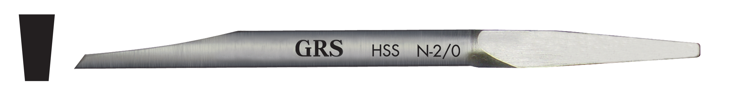 GRS NTG-Stichel flach Nr.N-22/ 2,2mm, HSS