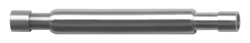 Spring bar 518W brass nickel pl white, Ø 1.8 length 7.0 mm, negative bridge, end drilled