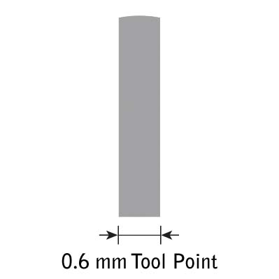 Glensteel Flachstichel parallel Nr.6 - 0,6 mm