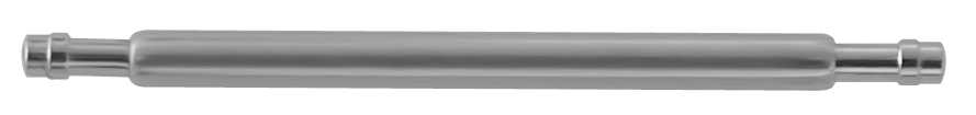 Spring bar 312E white stainless steel, Ø 1.2 length 12.0 mm, PIN with short approach