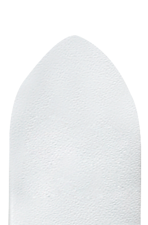 Pasek skórzany Nappa wodoodporny 16mm biały