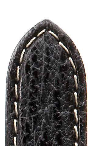 Pasek skórzany Haifisch wodoodporny 20mm czarny