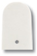 Lederband Merano 17mm weiß glatt