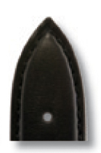 Pasek skórzany Arezzo 26mm czarny, gładki