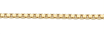 Collier chain gold 333/GG, Venezia square 50 cm