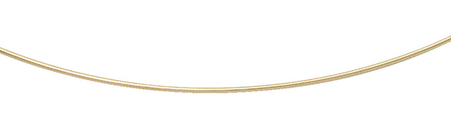 Collier gold 585/GG, Tonda round 40 cm