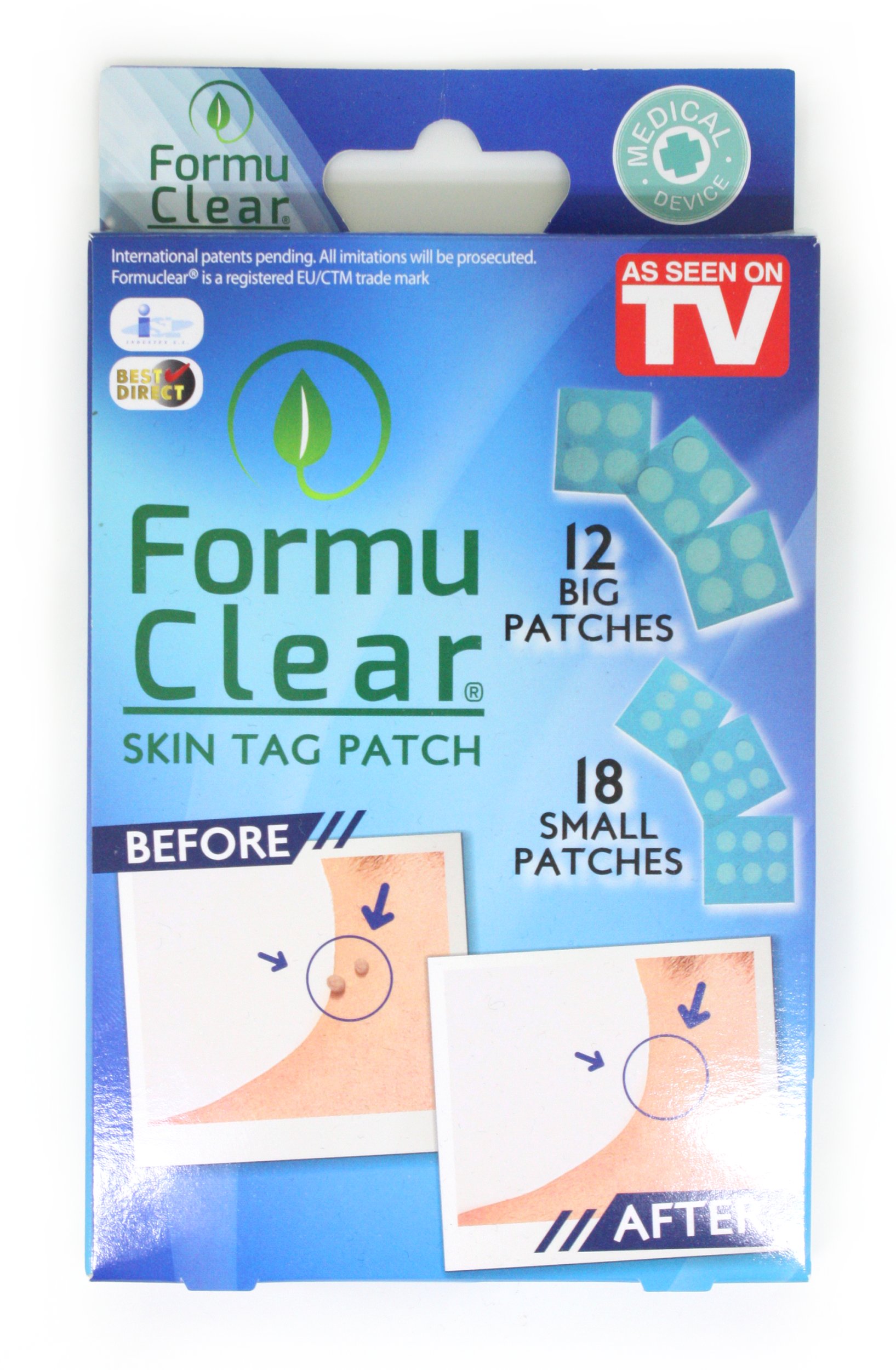 Formu Clear Skin Tag Patch - Sortiment mit 30 Stück - Warzenpflaster